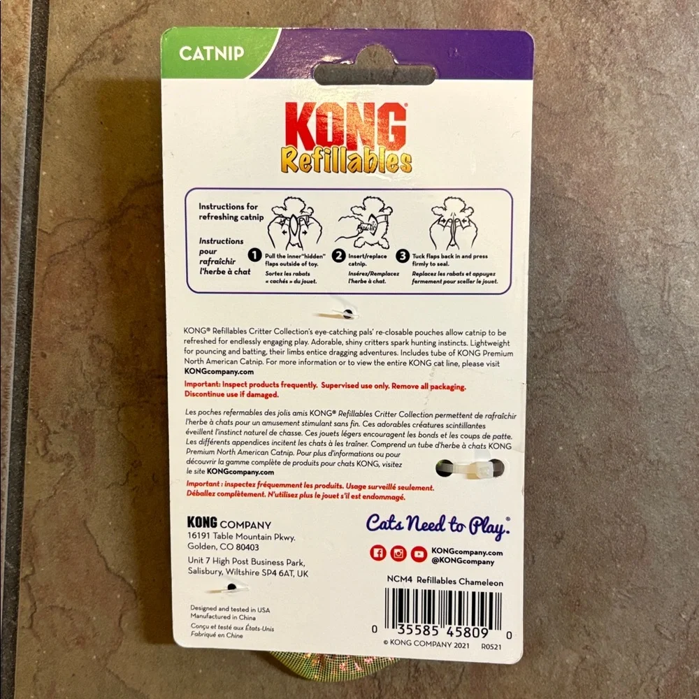 One catnip KONG refillables; Along with various cat toys. See pictures.